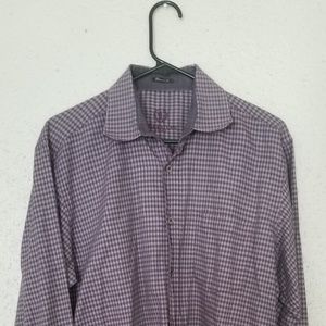 Bugatchi Uomo Mens Button Down SZ L
